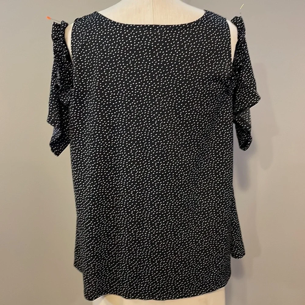 Lauren Conrad split sleeve polka dot blouse - Picture 5 of 7